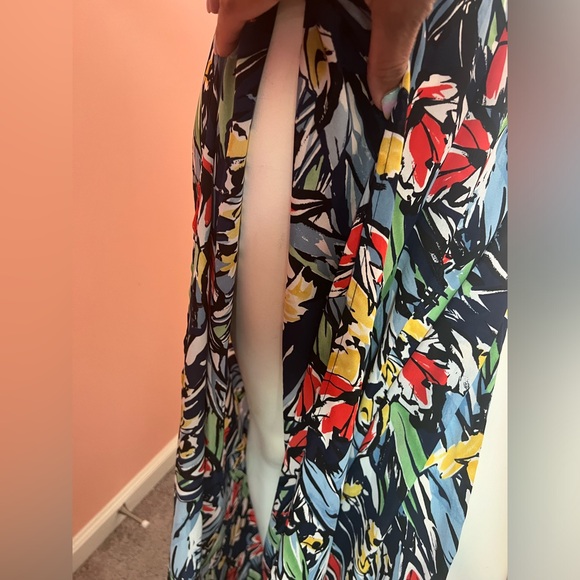 Lulus Pauma Navy Blue Print Crop Top and Wide-Leg Pants - Picture 8 of 11